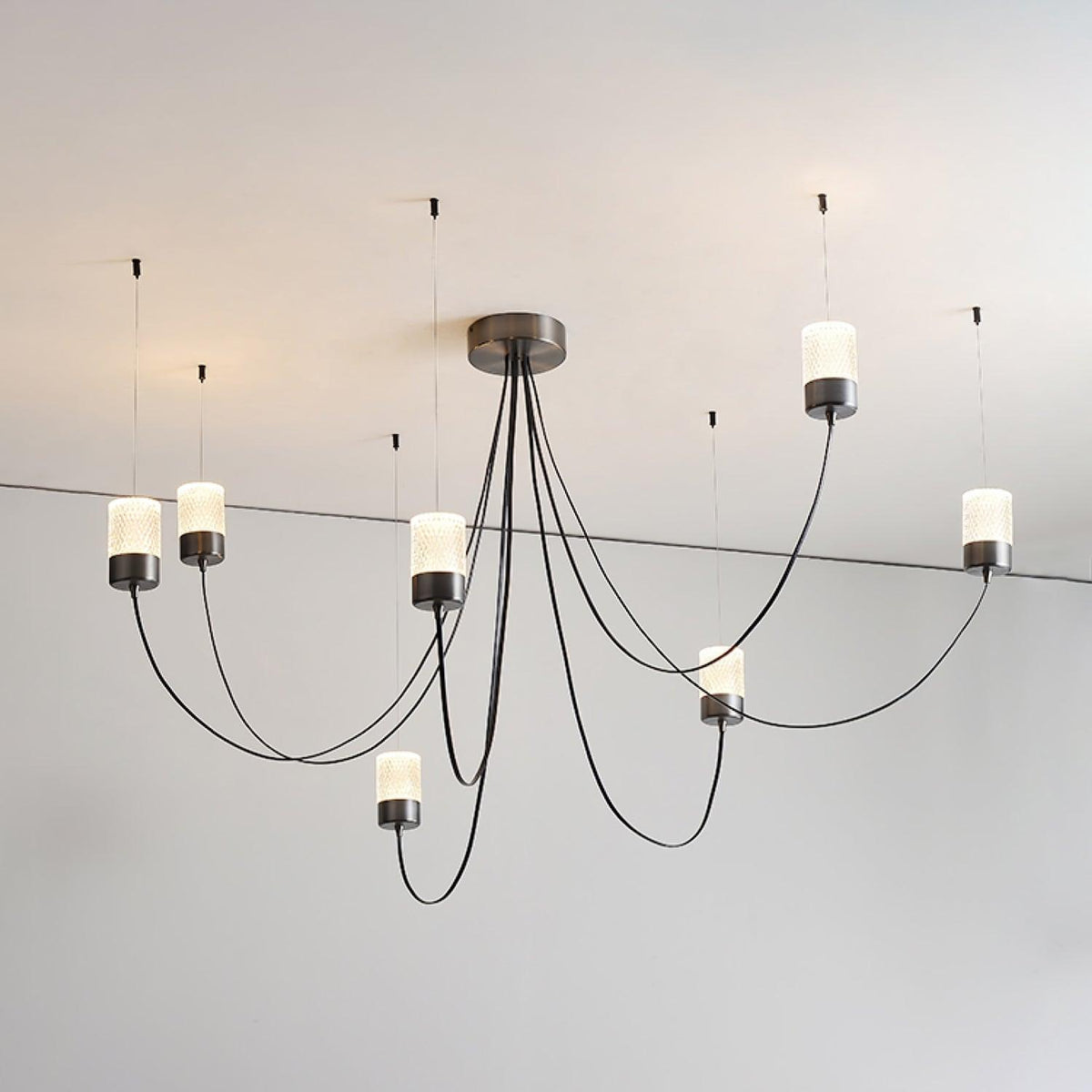Veluaria Kronleuchter Swaying Elegance Glas
