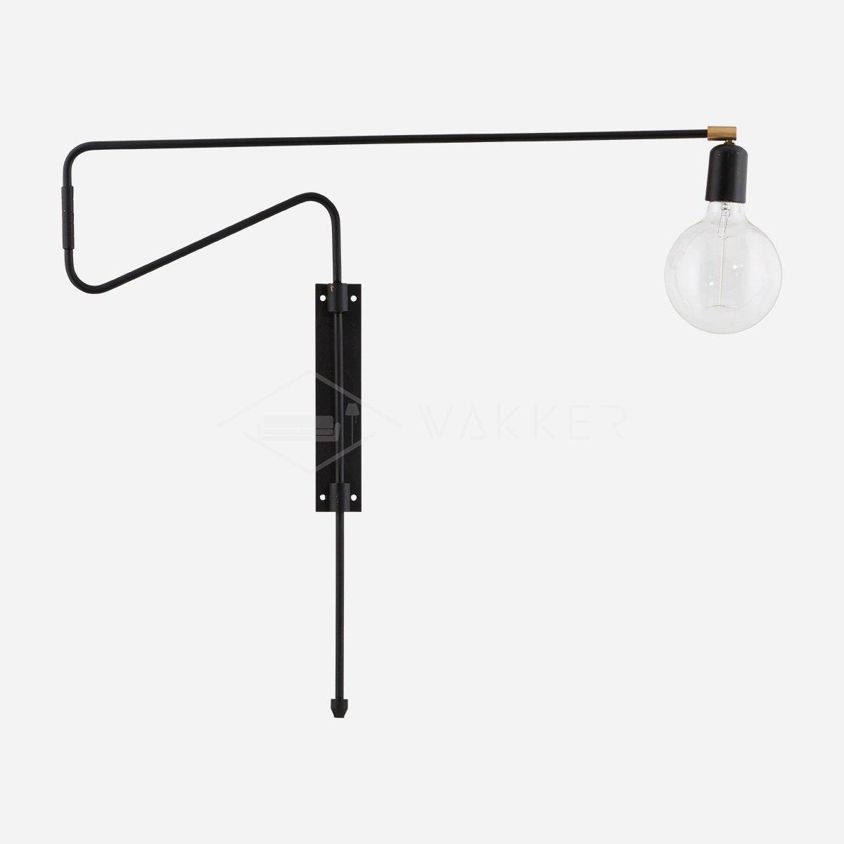 Elsoreth moderne minimalistische Wandleuchte mit Pendelbewegung