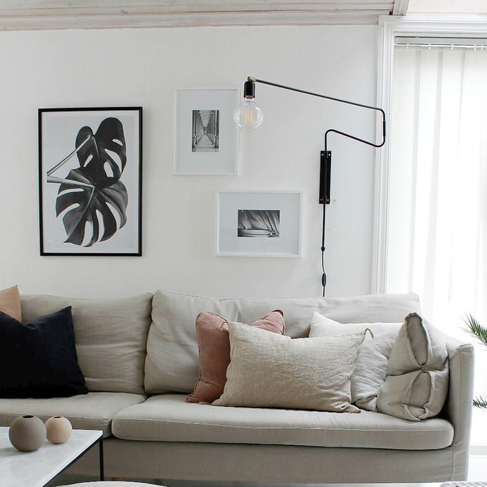 Elsoreth moderne minimalistische Wandleuchte mit Pendelbewegung