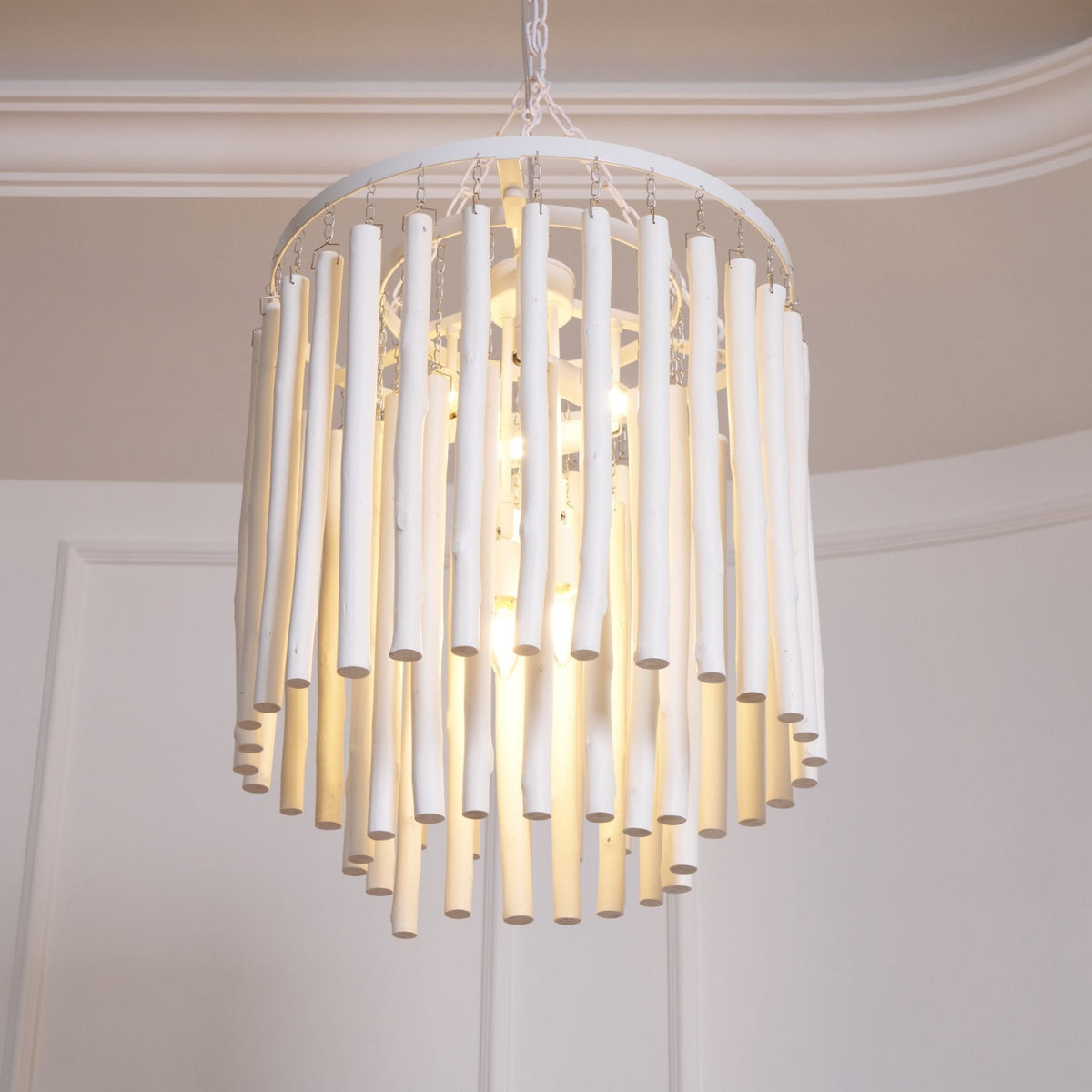 Xantir Kronleuchter im postmodernen Luxus-Stil aus Holz