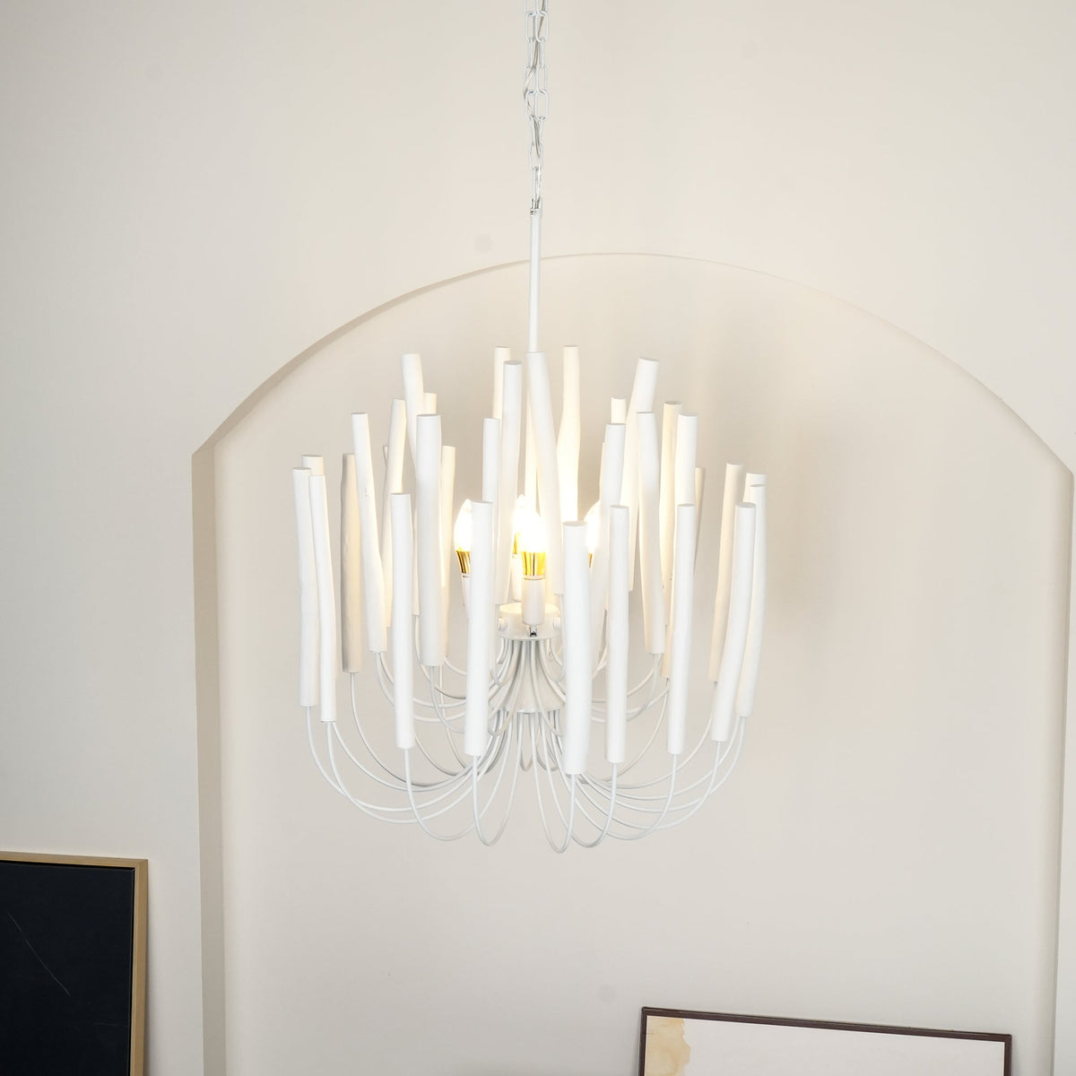 Xantir Kronleuchter im postmodernen Luxus-Stil aus Holz