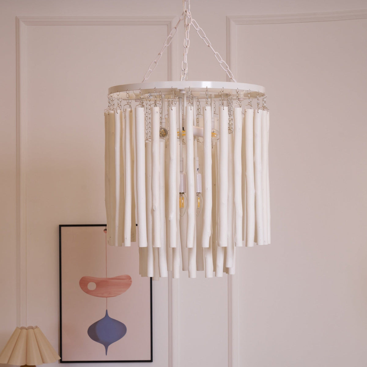 Xantir Kronleuchter im postmodernen Luxus-Stil aus Holz