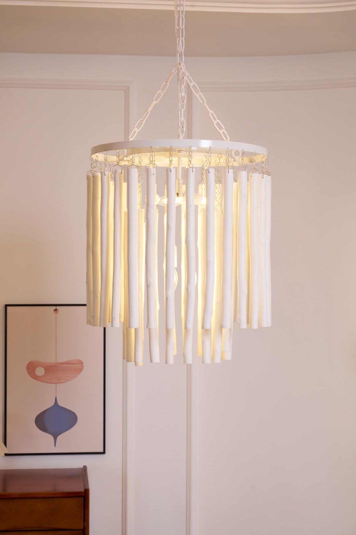 Xantir Kronleuchter im postmodernen Luxus-Stil aus Holz
