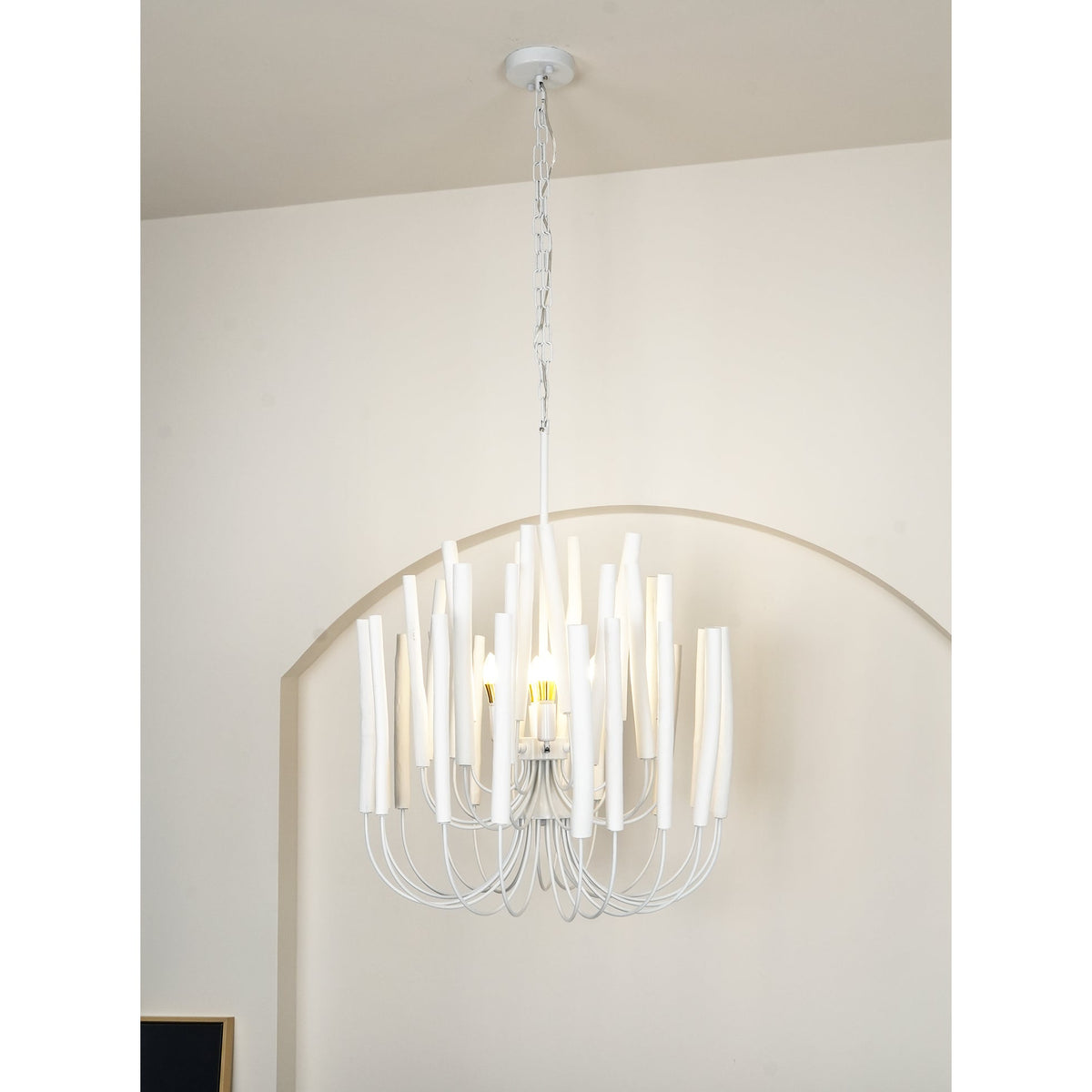 Xantir Kronleuchter im postmodernen Luxus-Stil aus Holz