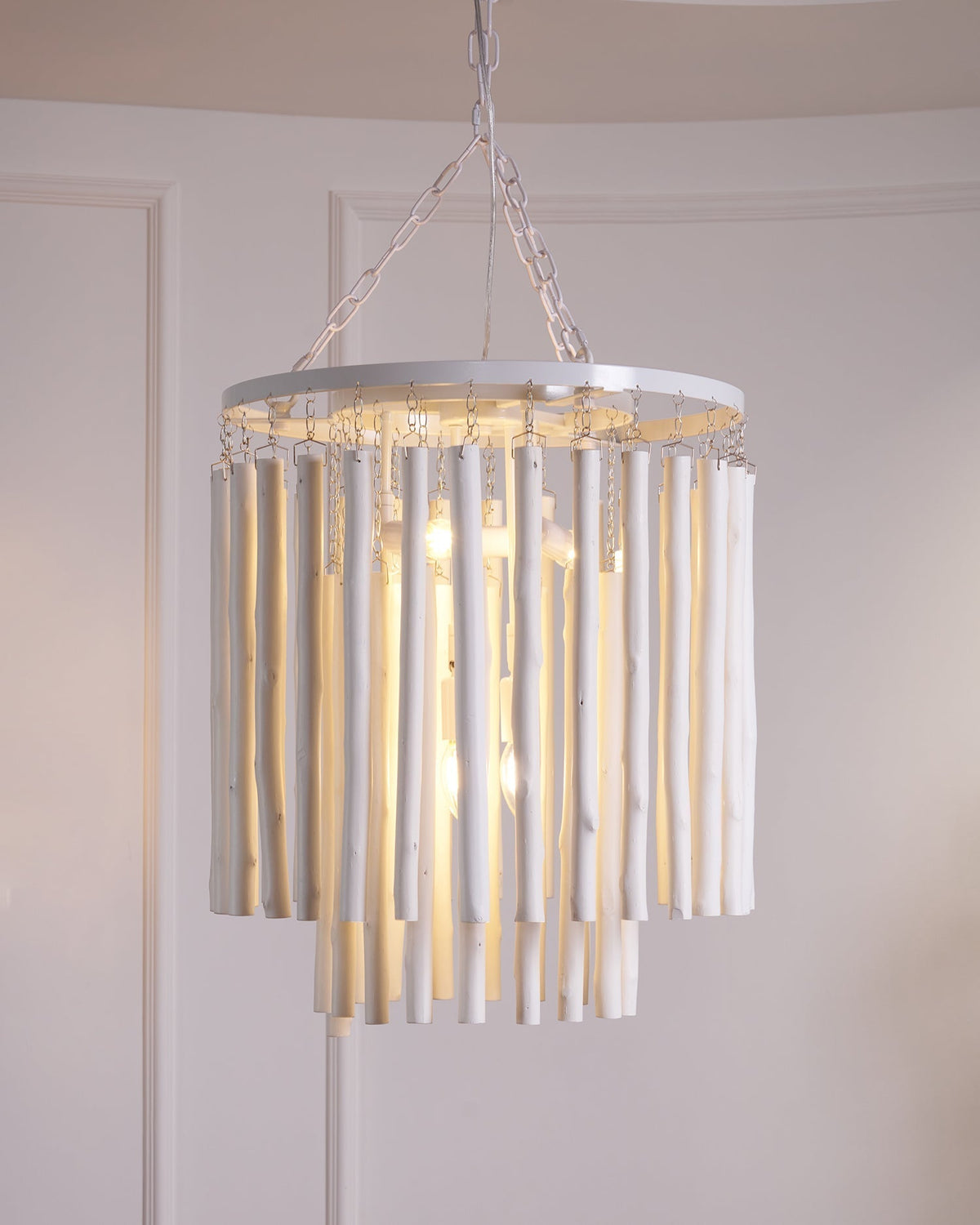 Xantir Kronleuchter im postmodernen Luxus-Stil aus Holz