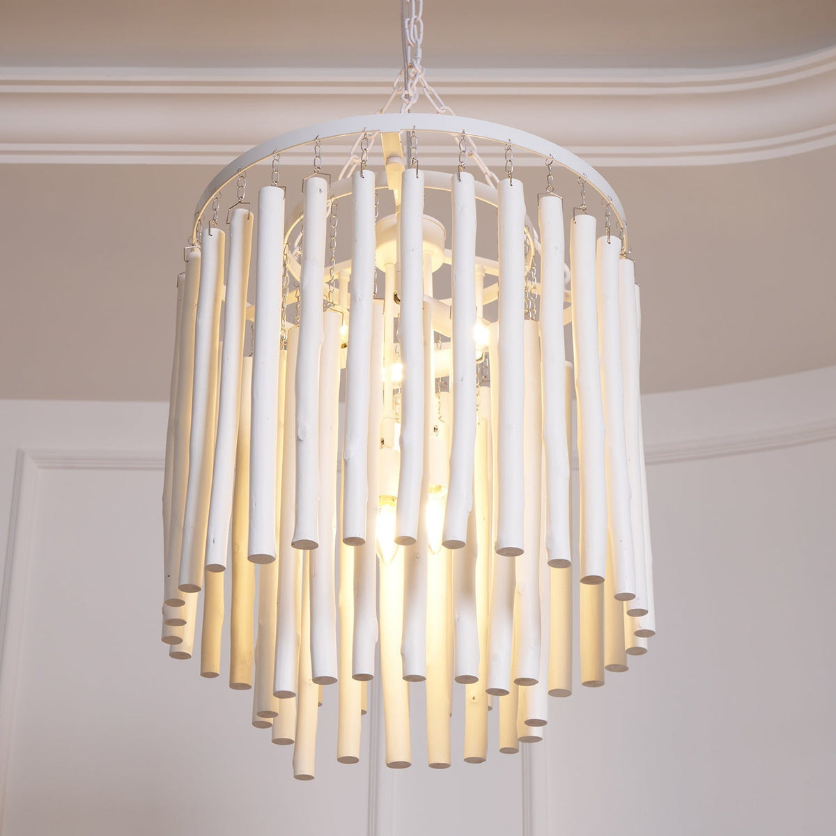 Xantir Kronleuchter im postmodernen Luxus-Stil aus Holz