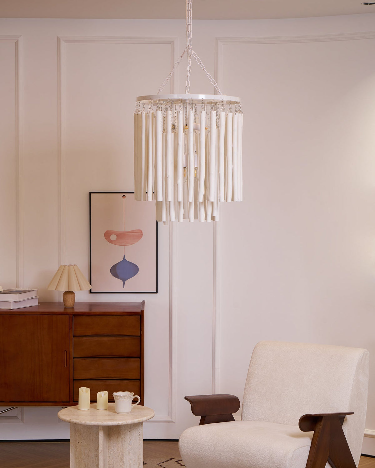 Xantir Kronleuchter im postmodernen Luxus-Stil aus Holz