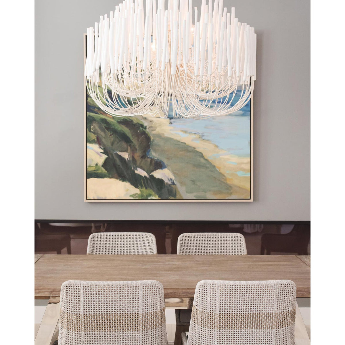 Xantir Kronleuchter im postmodernen Luxus-Stil aus Holz