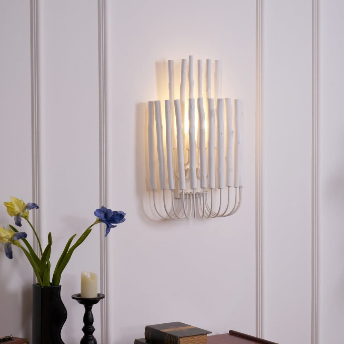 Vasilora Individual Kreativität Kunst Holz-Wandleuchte