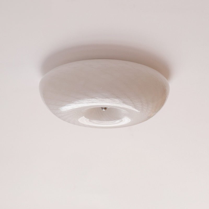 Swirl Glas flache Deckenleuchte