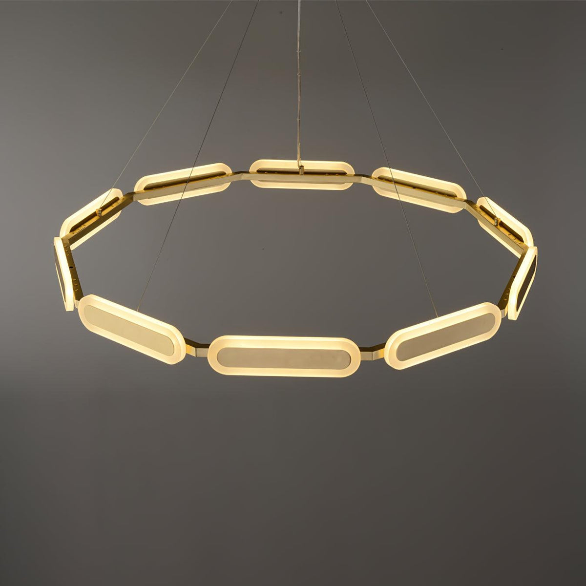 Din Kronleuchter Geometrisches Messingring
