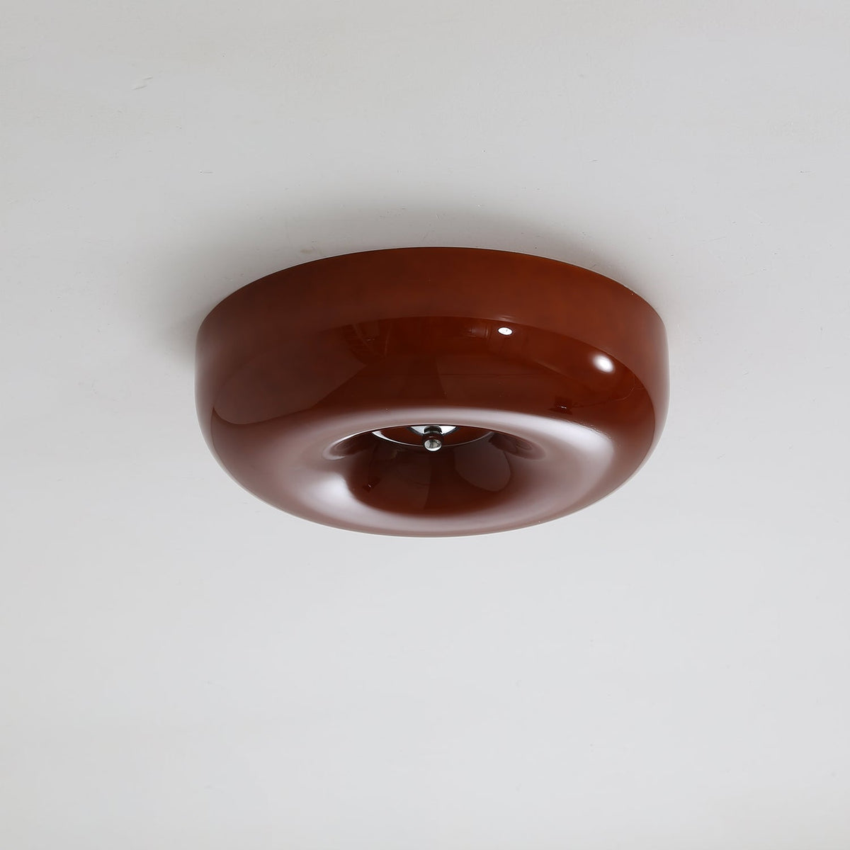 Cam zeitgenössische minimalistische Swirl-Glas-Deckenleuchte