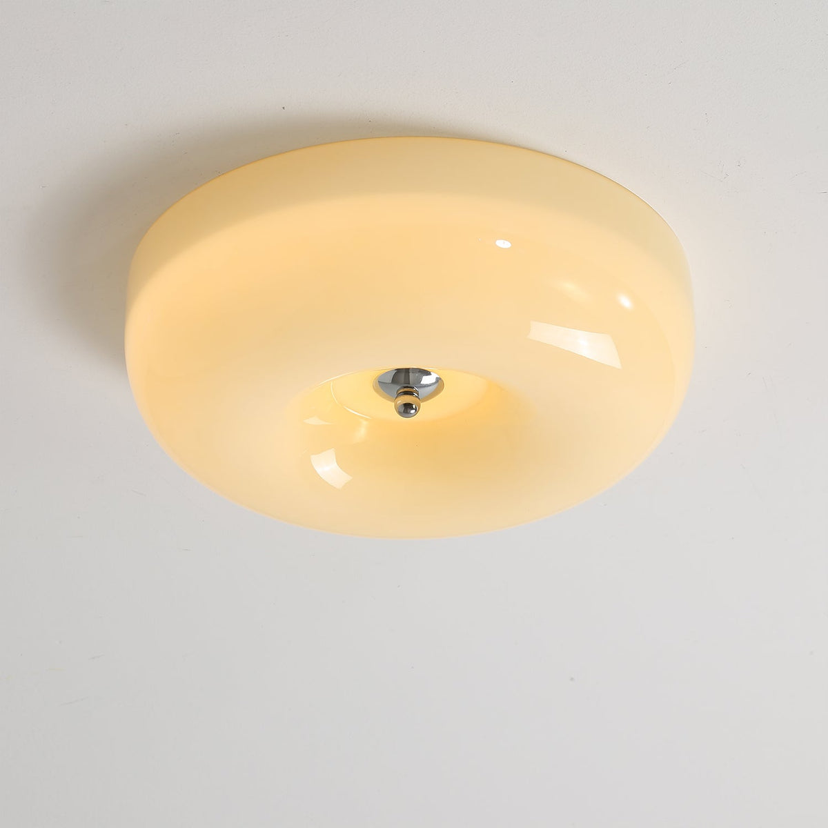 Cam zeitgenössische minimalistische Swirl-Glas-Deckenleuchte