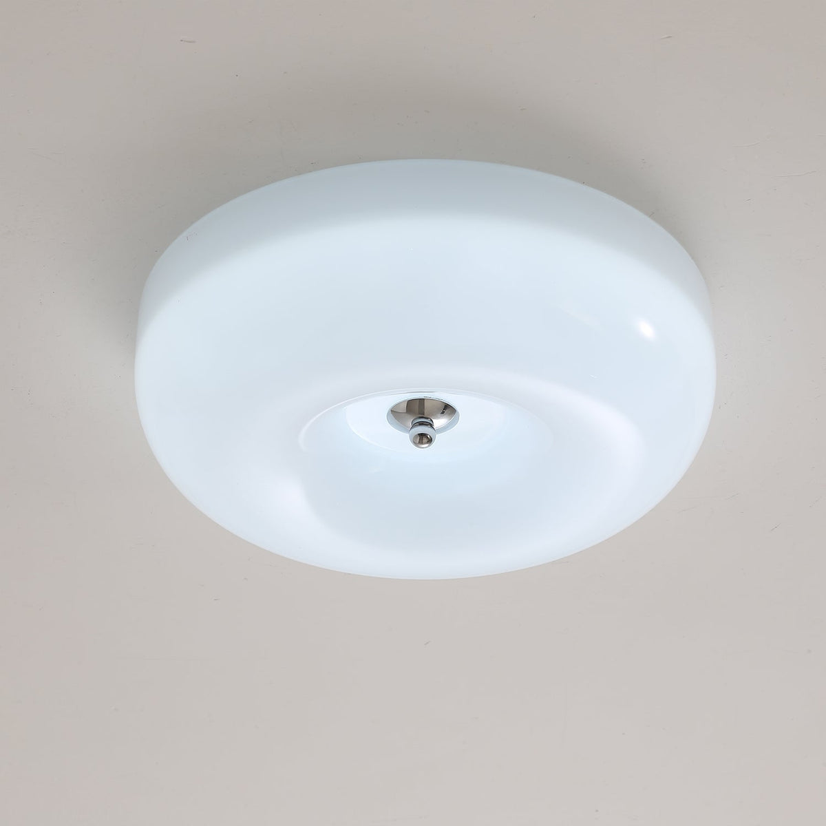 Cam zeitgenössische minimalistische Swirl-Glas-Deckenleuchte