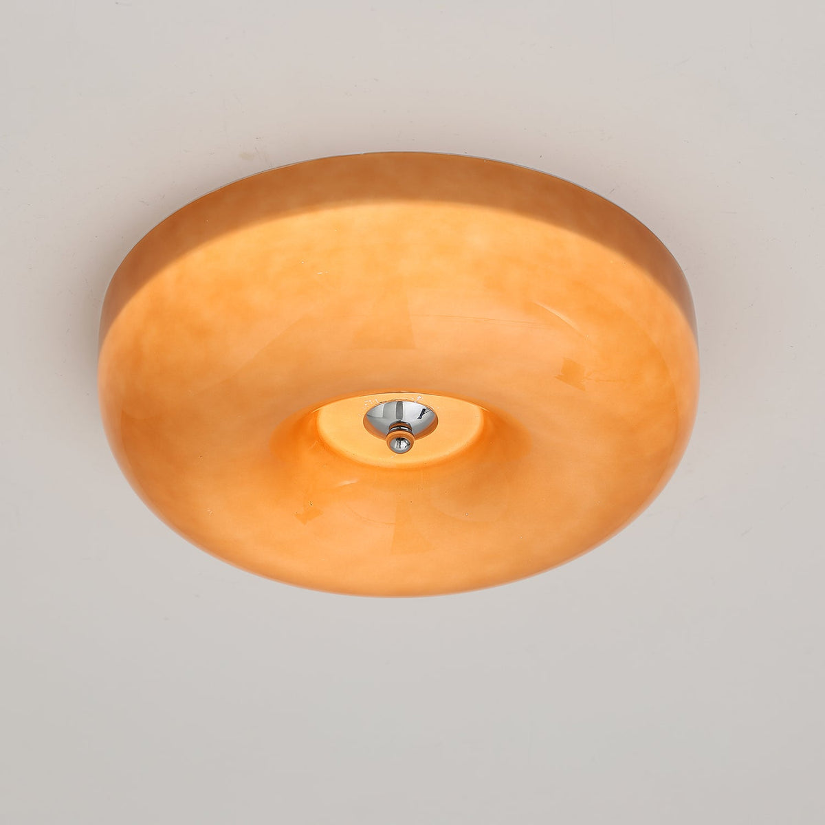 Cam zeitgenössische minimalistische Swirl-Glas-Deckenleuchte