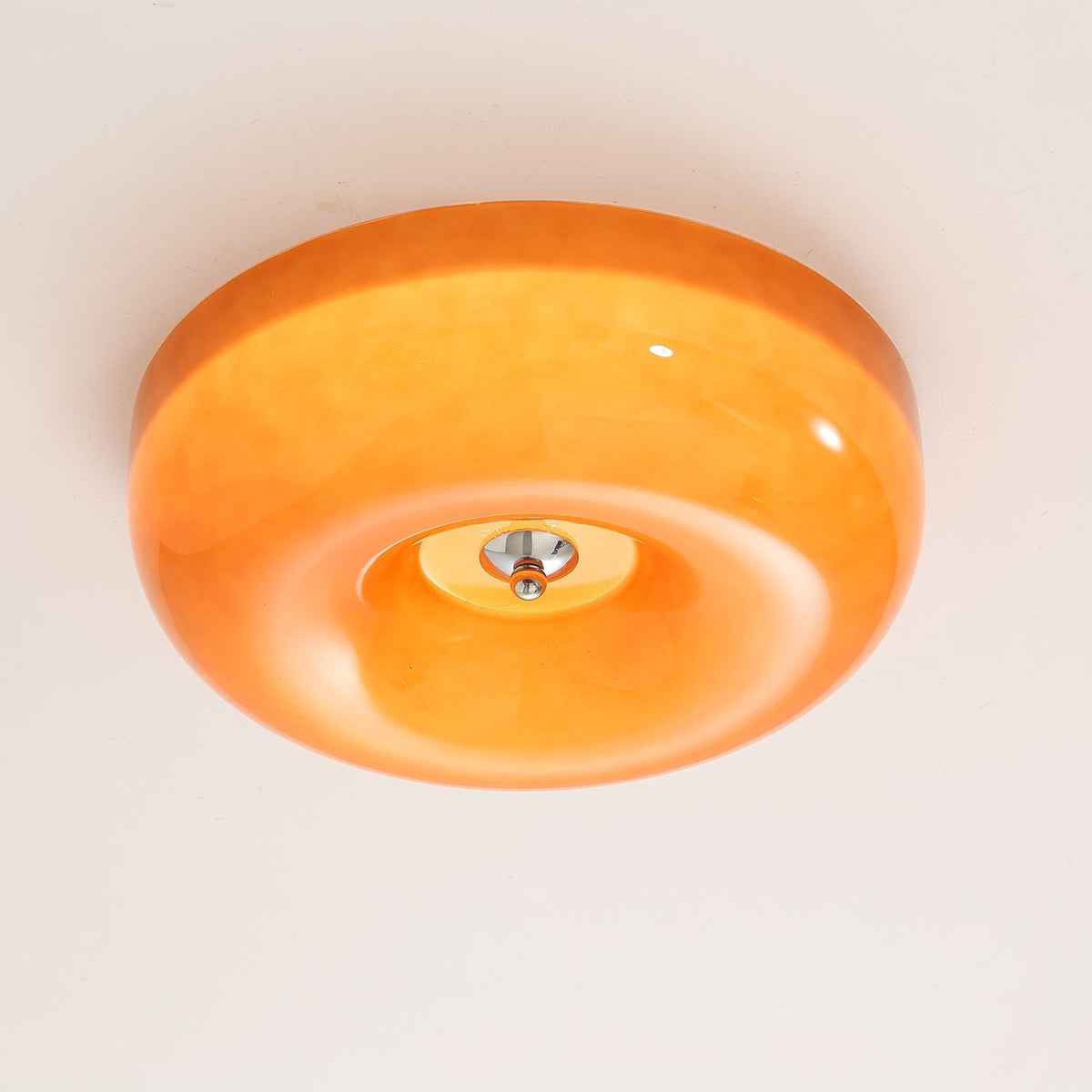 Cam zeitgenössische minimalistische Swirl-Glas-Deckenleuchte