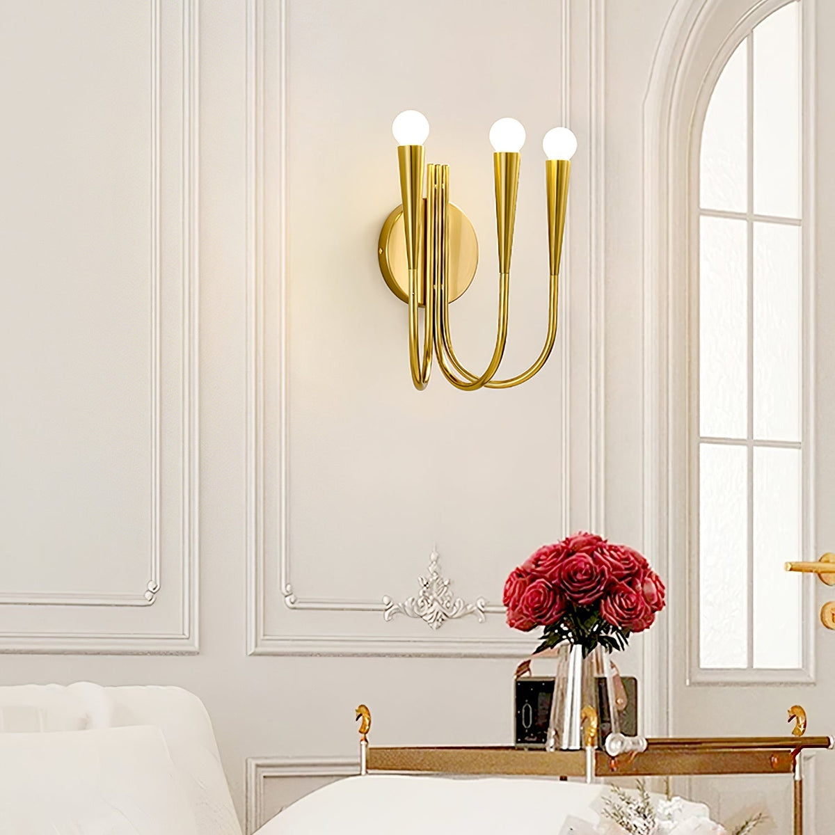 Eoveth Premium Elegance Arm Wandleuchte aus Glas