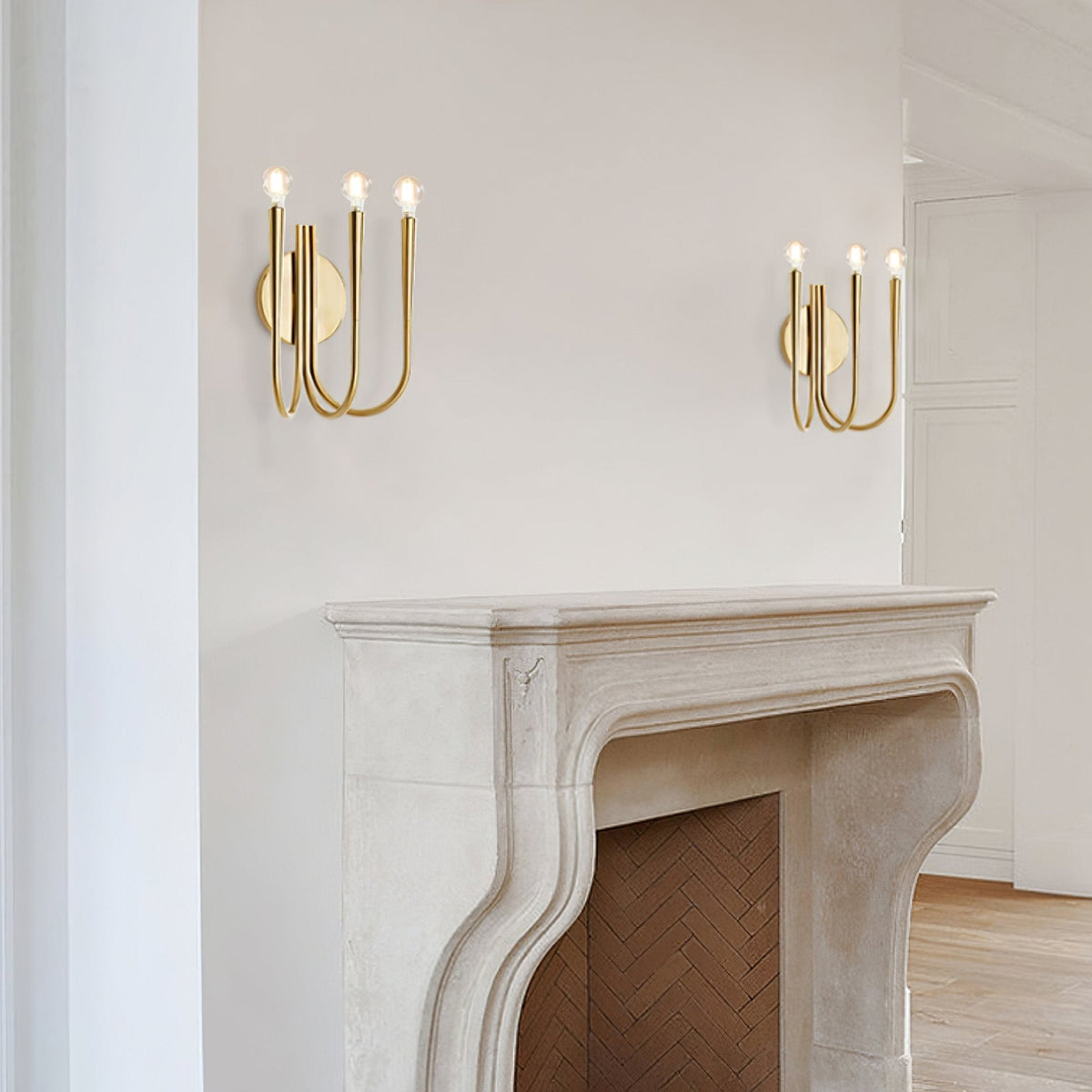 Eoveth Premium Elegance Arm Wandleuchte aus Glas