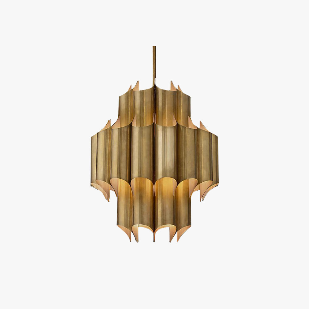 Arisha Modern LED Pendelleuchte Gold Ess/Schlaf/Wohnzimmer Metall
