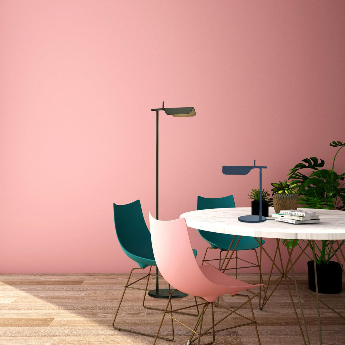 Ebonis Acryl Minimalistische Stehleuchte