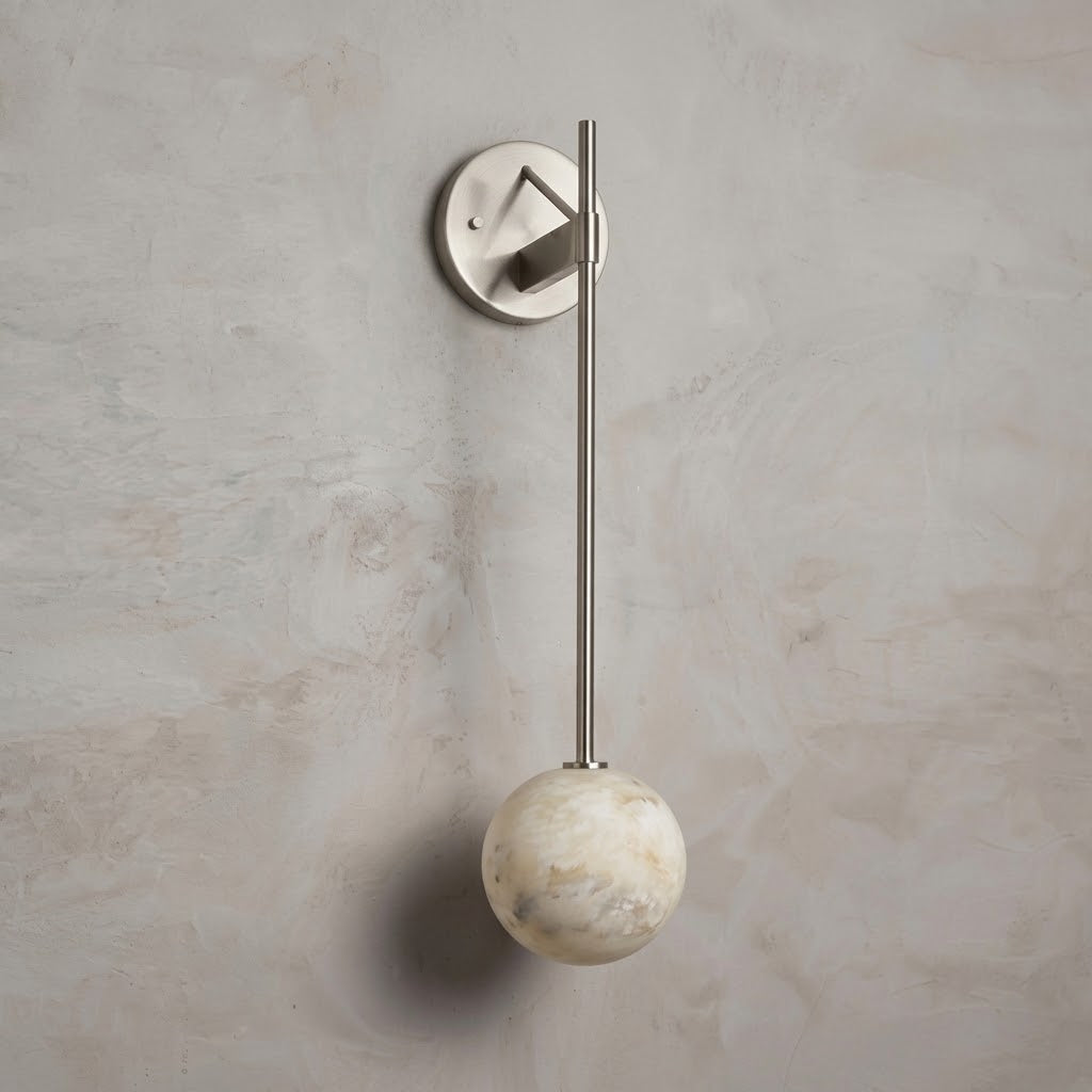 Staverncombe Alabaster-Wandleuchte