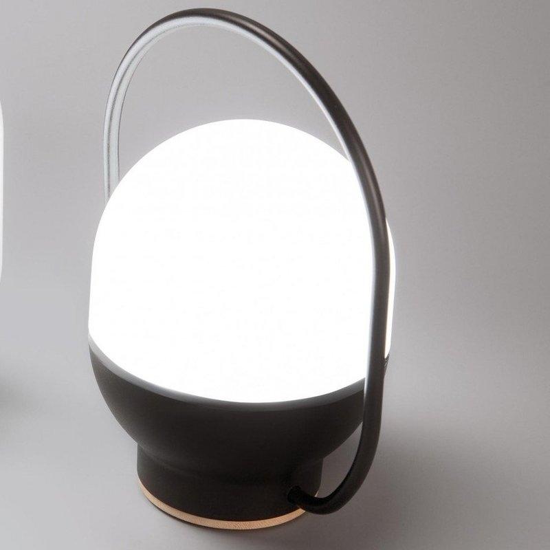 Orb Tischleuchte aus Glas im modernen Stil