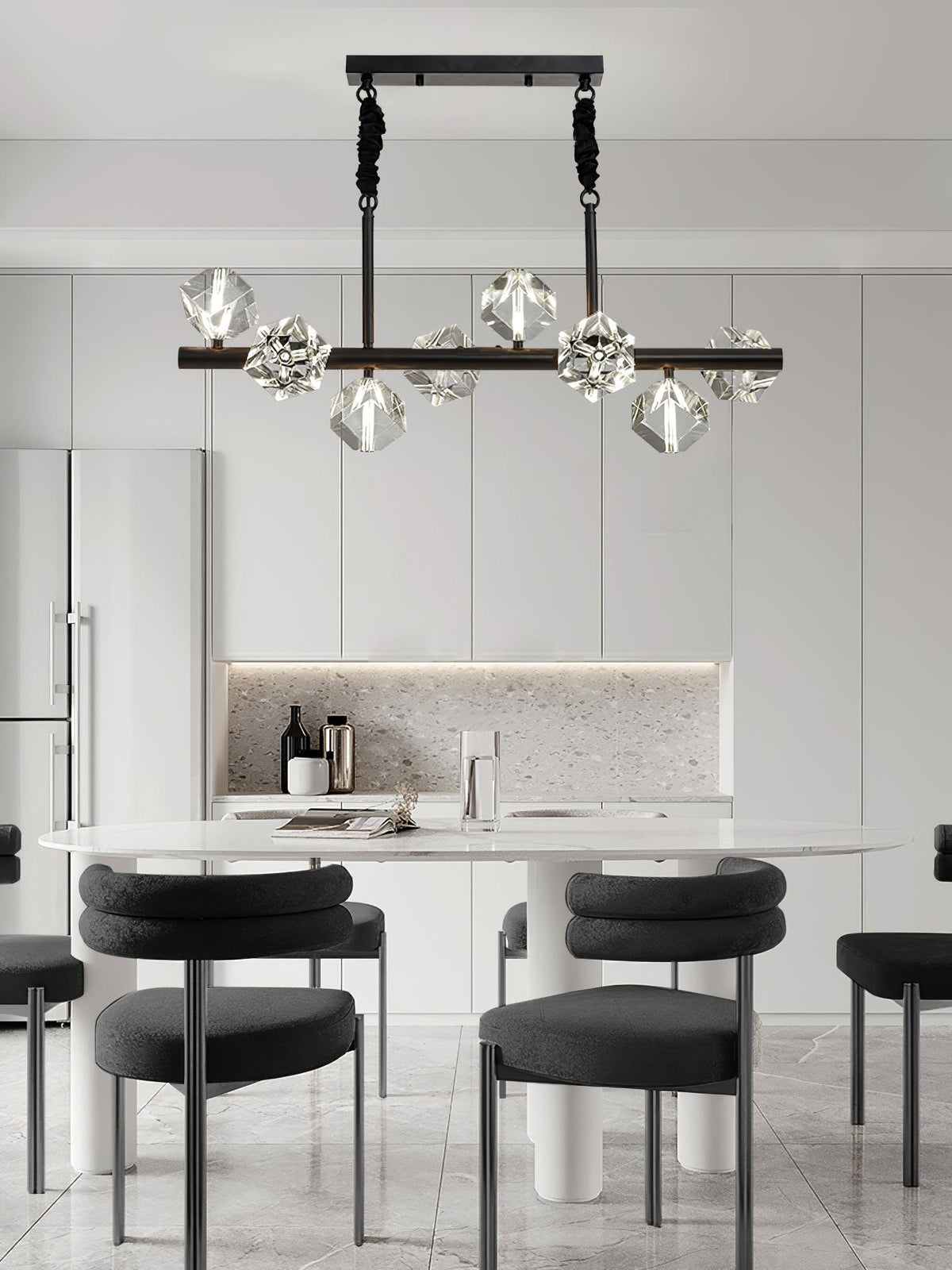 Eurthiel Luxe Kristall-Pendelleuchte