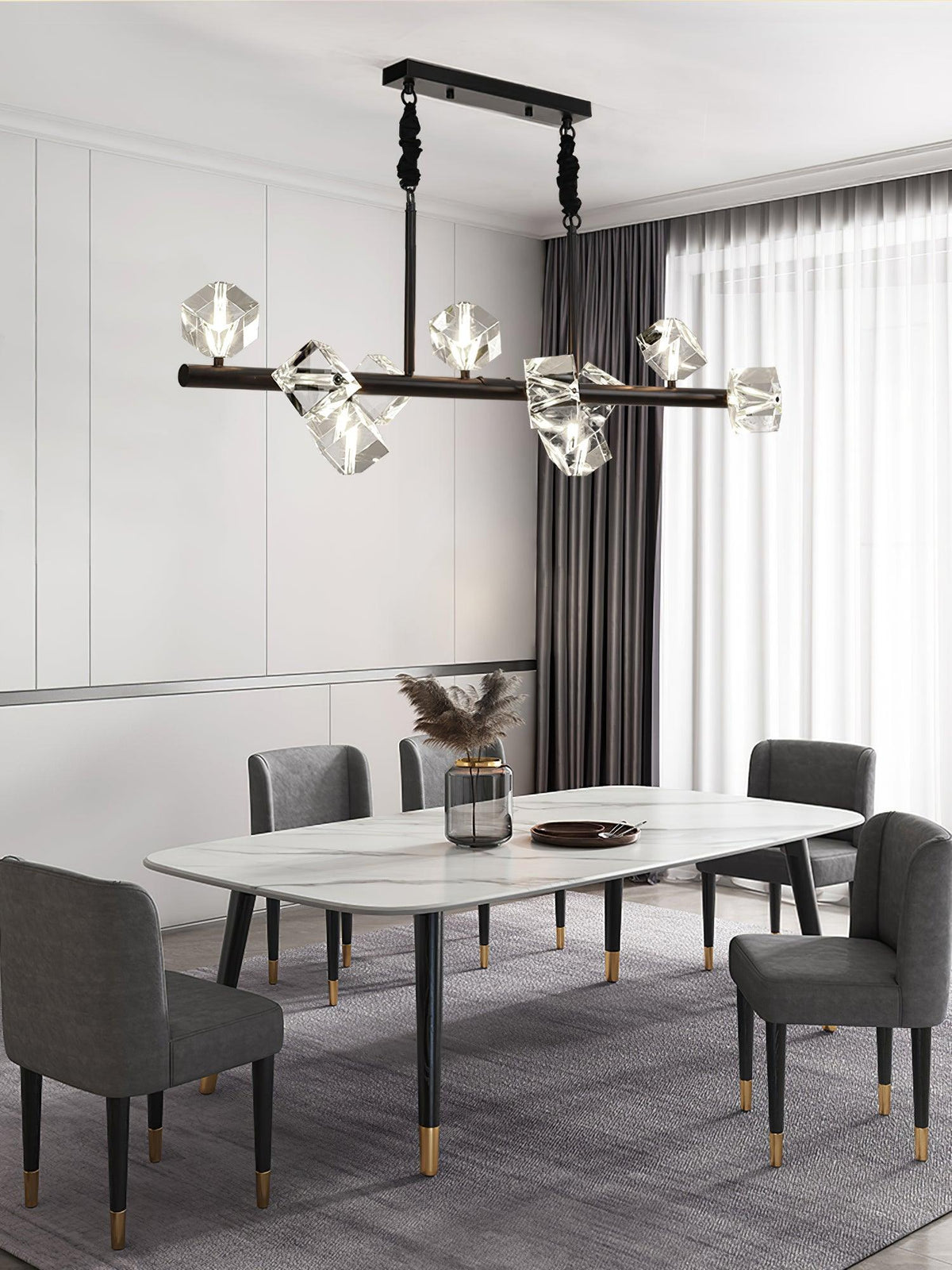 Eurthiel Luxe Kristall-Pendelleuchte