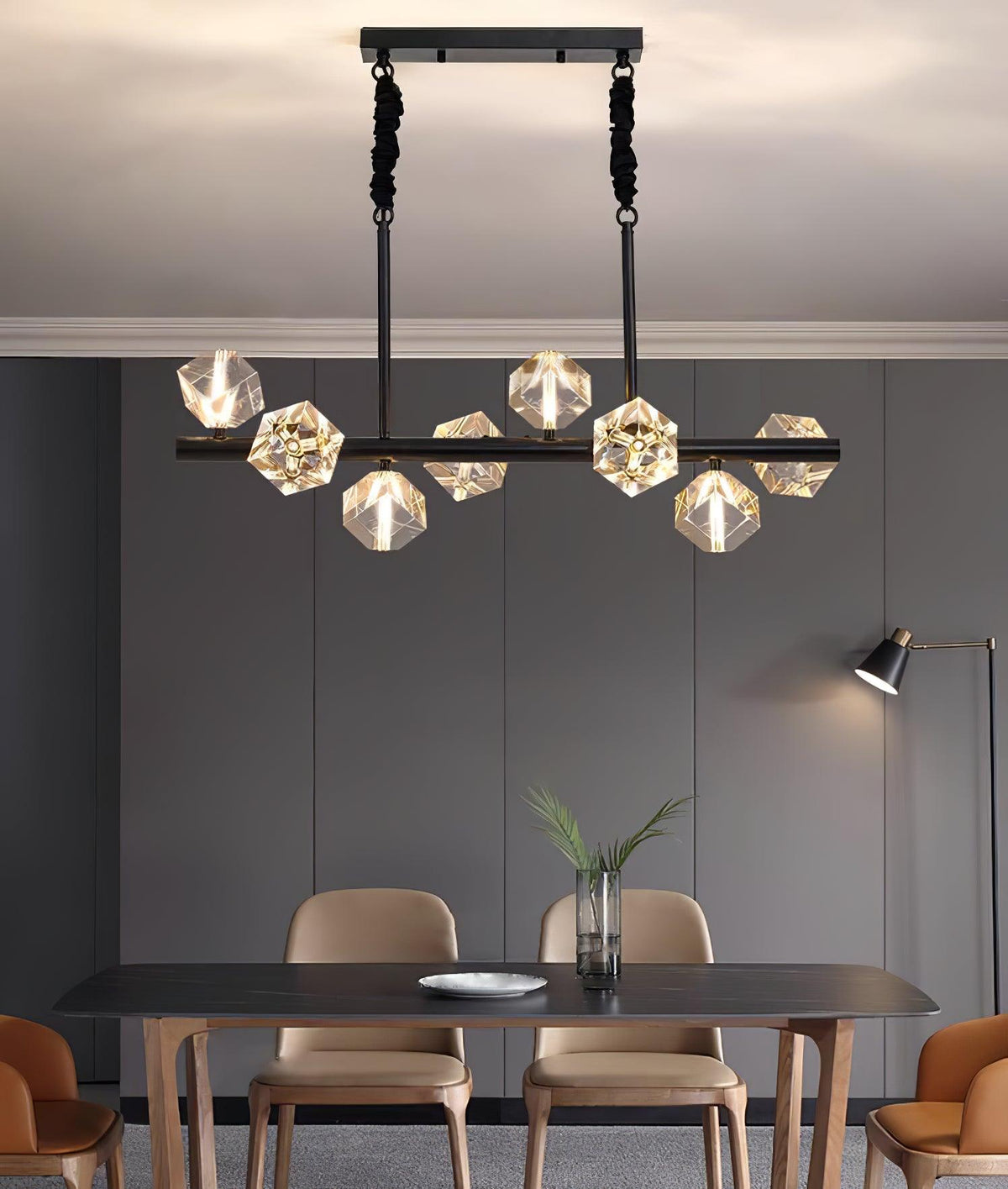 Eurthiel Luxe Kristall-Pendelleuchte