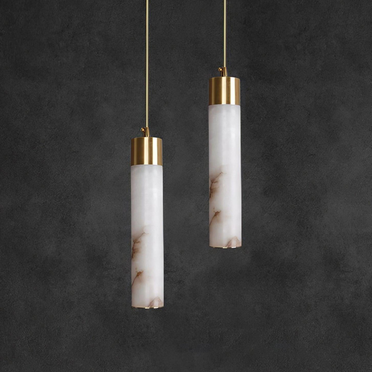 Rin Pendelleuchte aus Alabaster