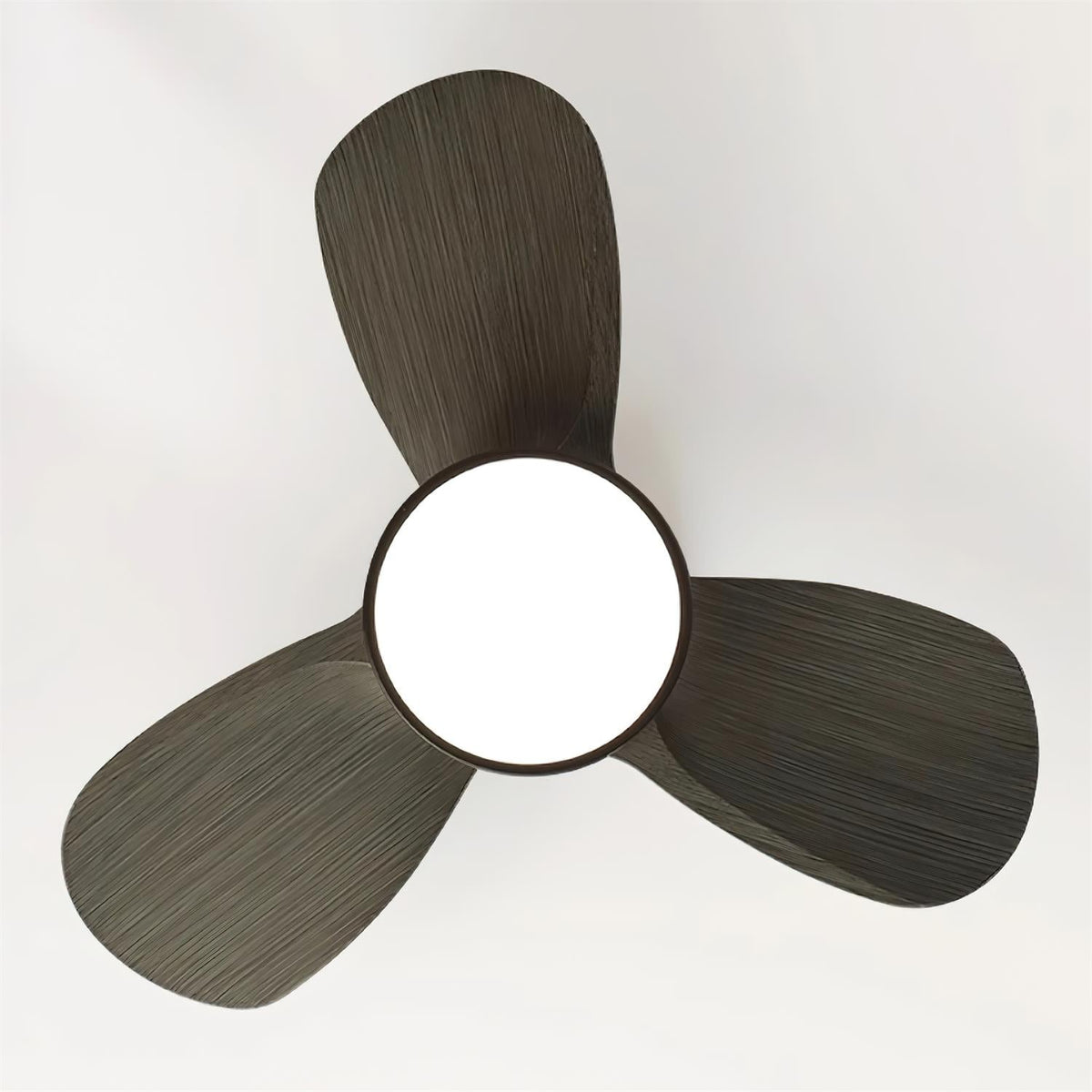 Rinerel Moderner Deckenventilator mit Beleuchtung aus Holz