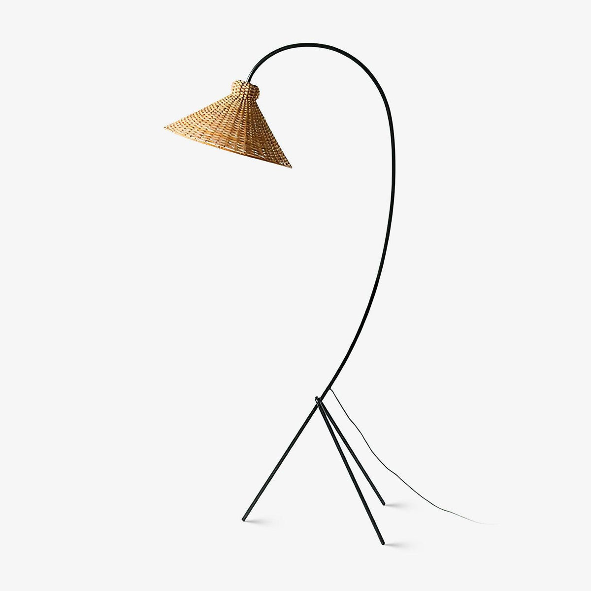 Sombrero Rattan Stehleuchte