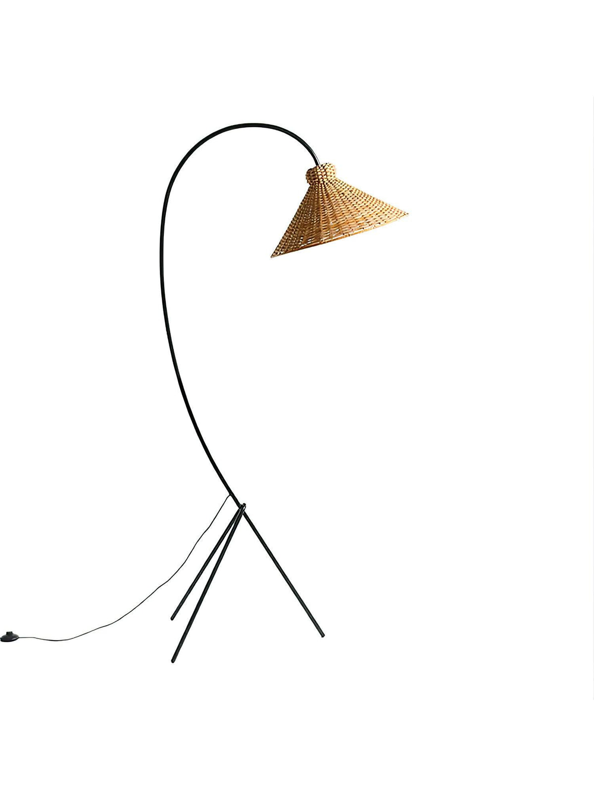 Sombrero Rattan Stehleuchte