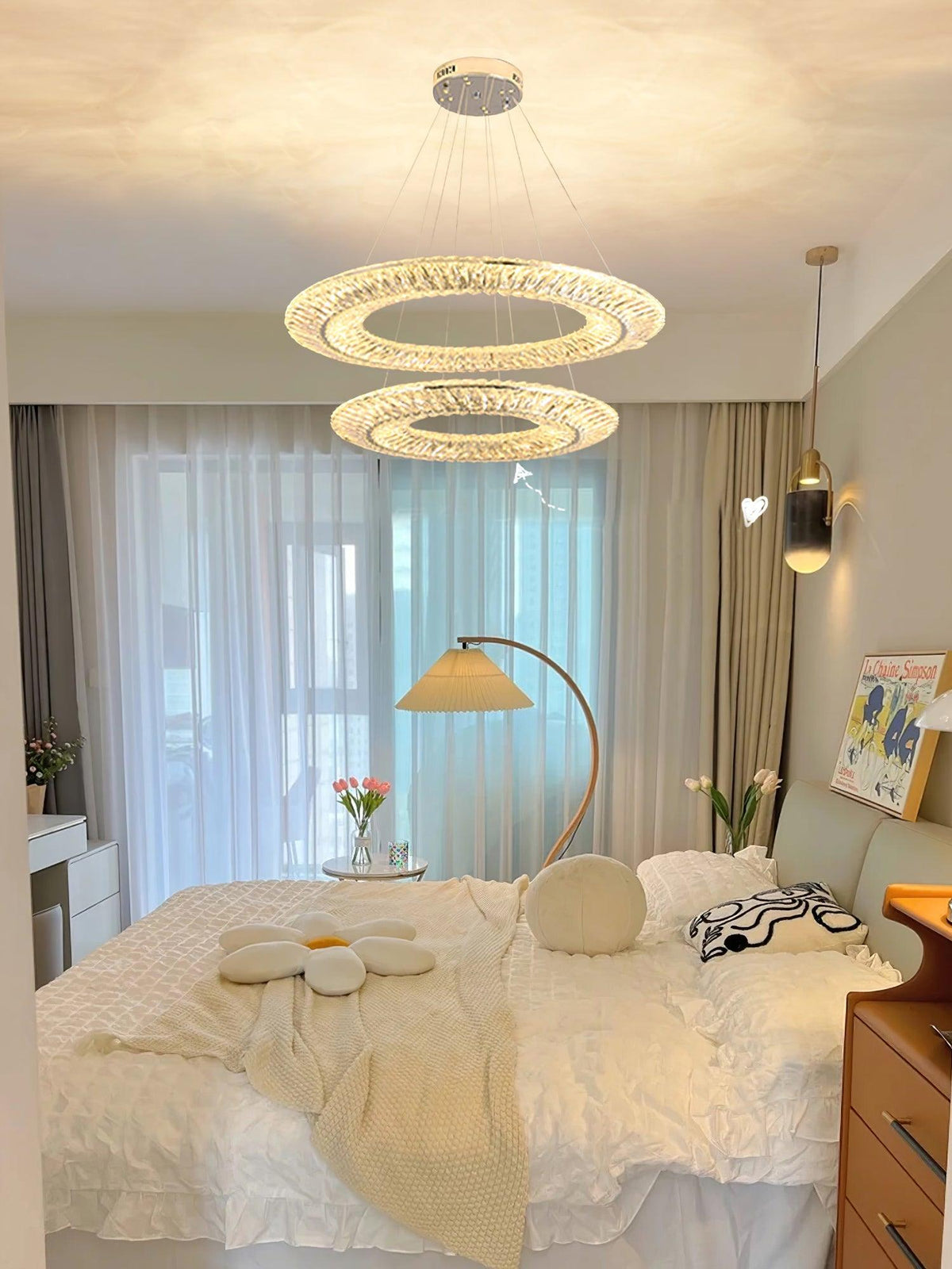 Tev Kronleuchter Geometrisch Kristall LED Elegant