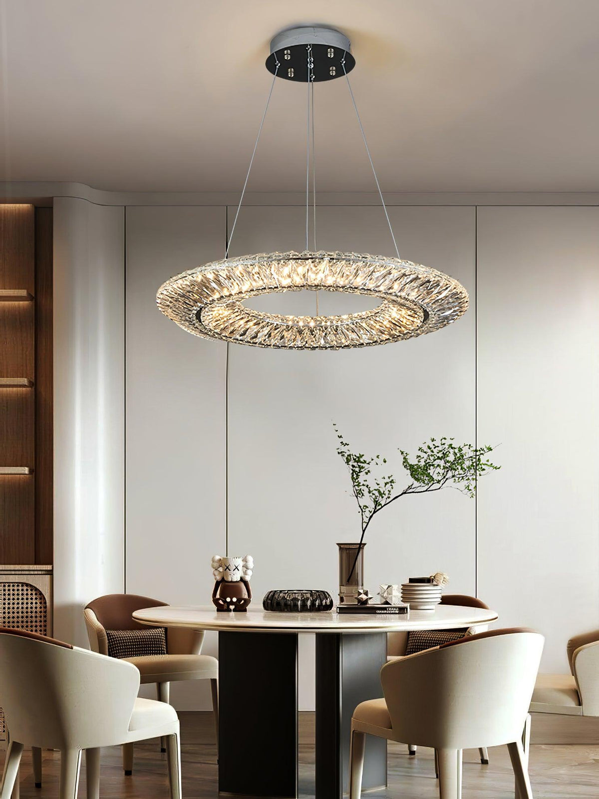 Tev Kronleuchter Geometrisch Kristall LED Elegant