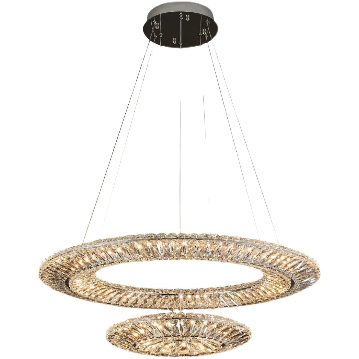 Tev Kronleuchter Geometrisch Kristall LED Elegant