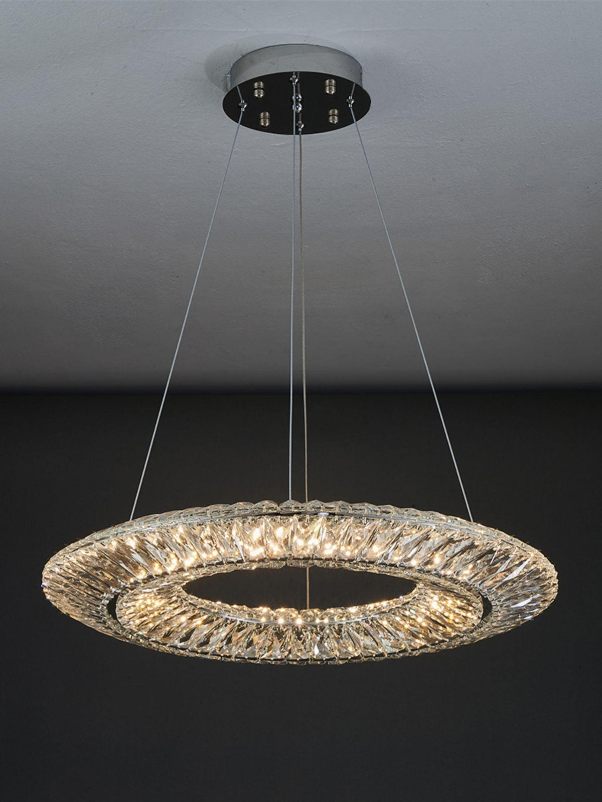 Tev Kronleuchter Geometrisch Kristall LED Elegant
