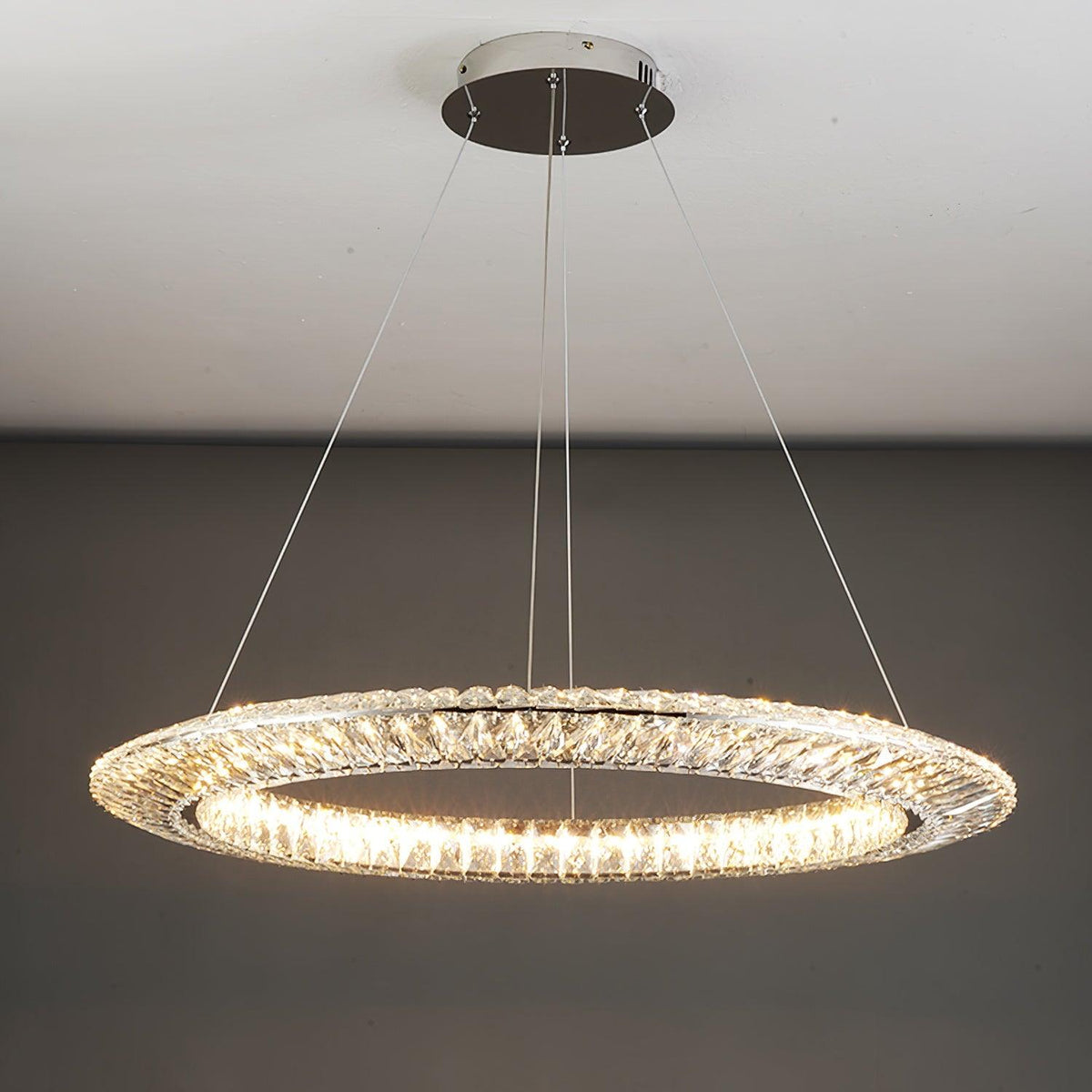 Tev Kronleuchter Geometrisch Kristall LED Elegant
