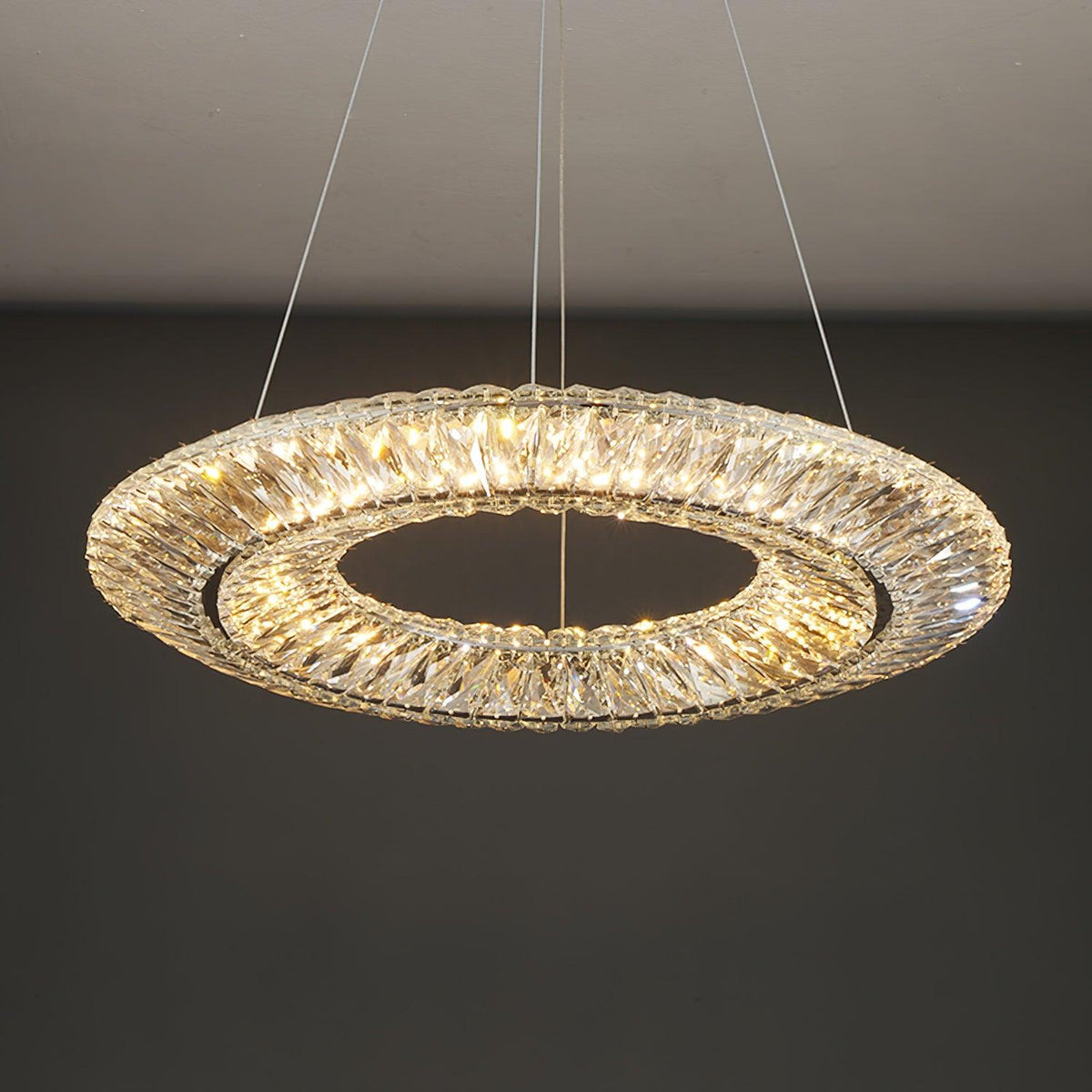 Tev Kronleuchter Geometrisch Kristall LED Elegant
