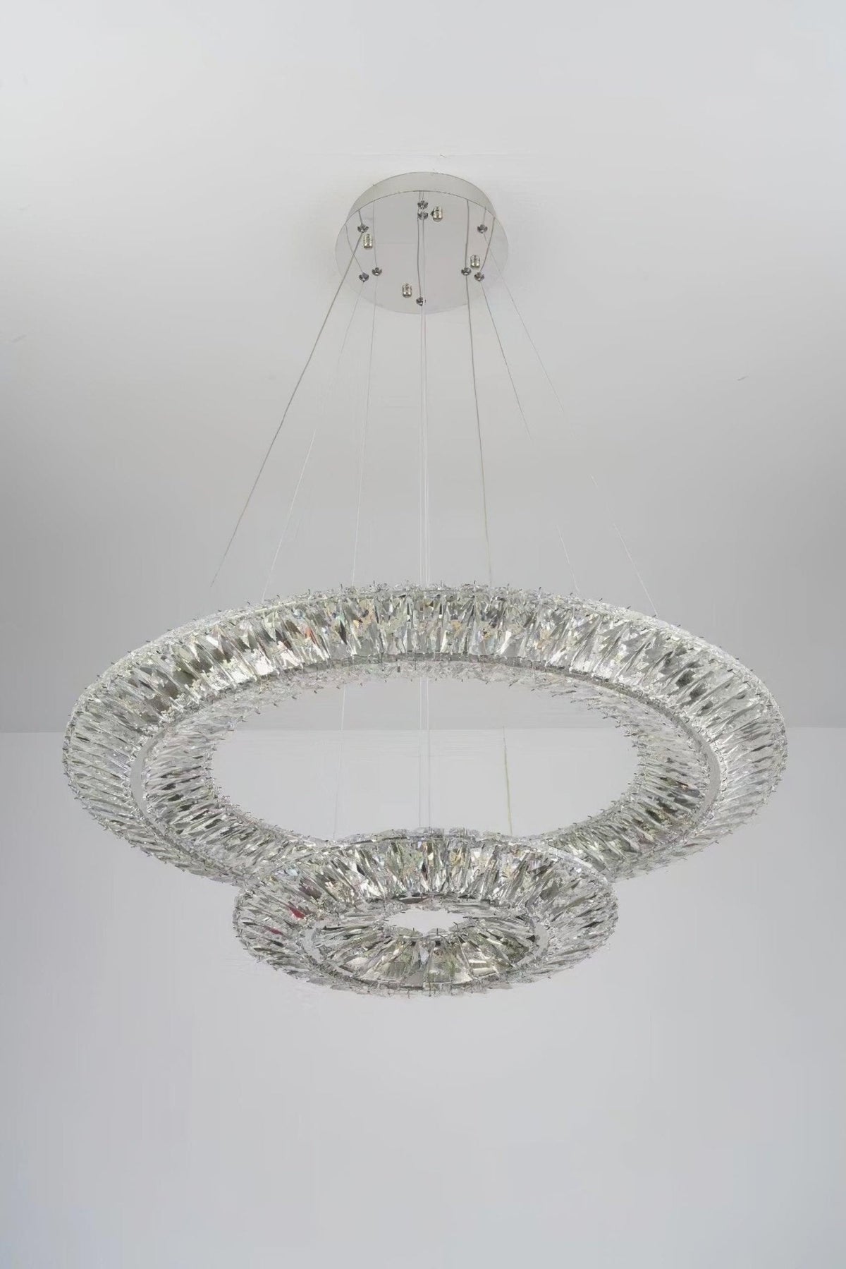 Tev Kronleuchter Geometrisch Kristall LED Elegant
