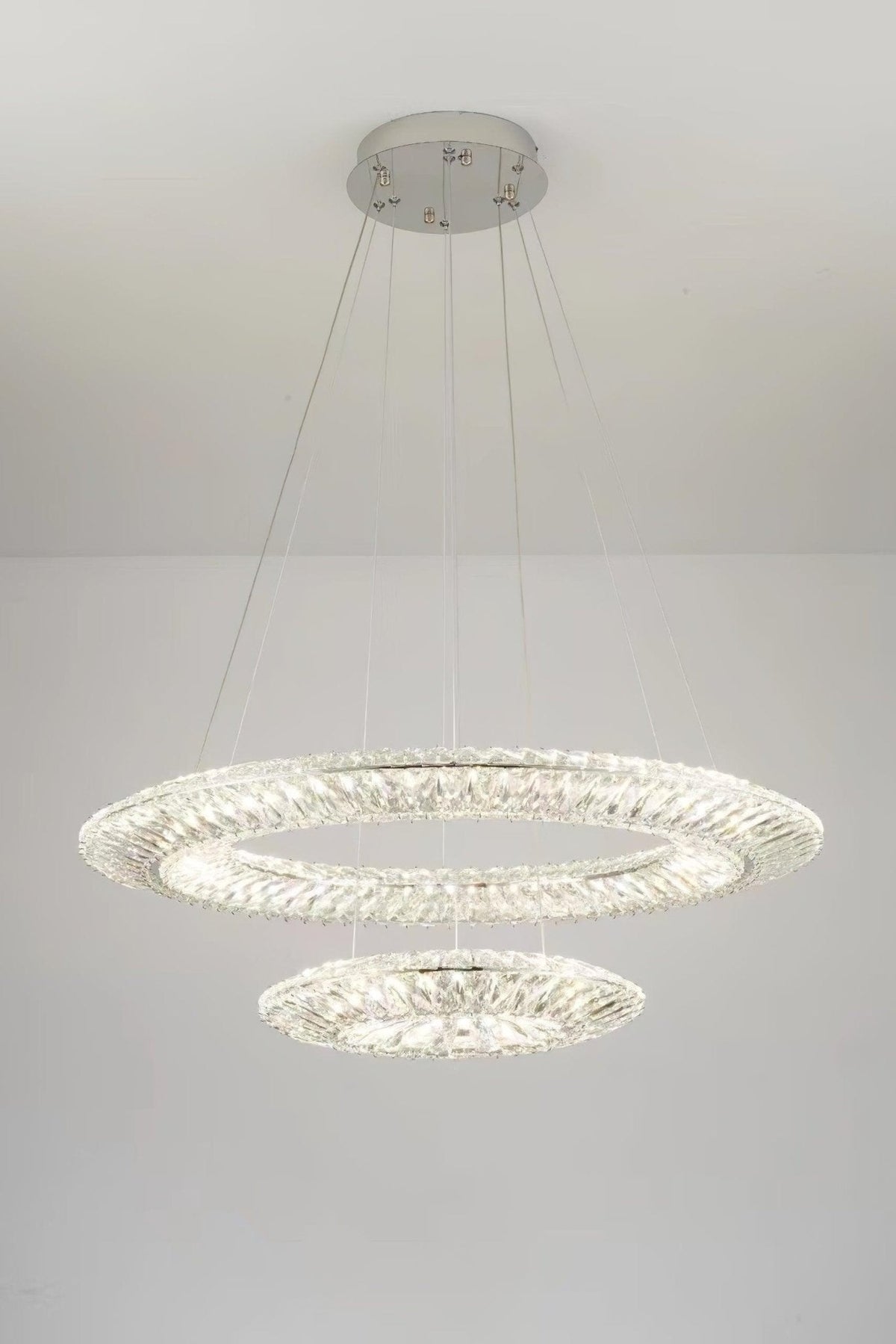 Tev Kronleuchter Geometrisch Kristall LED Elegant