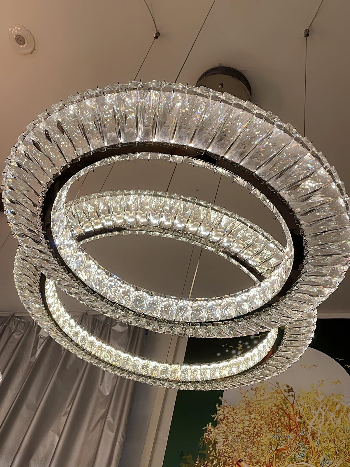 Tev Kronleuchter Geometrisch Kristall LED Elegant