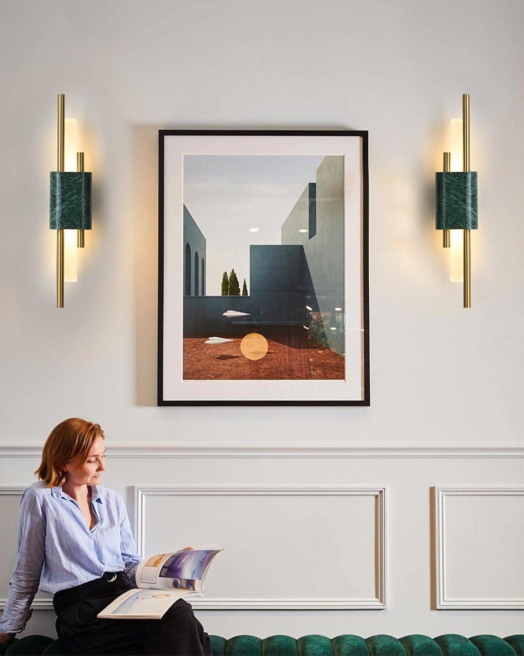 Mirenol Premium skandinavisch Art Marmor Wandleuchte
