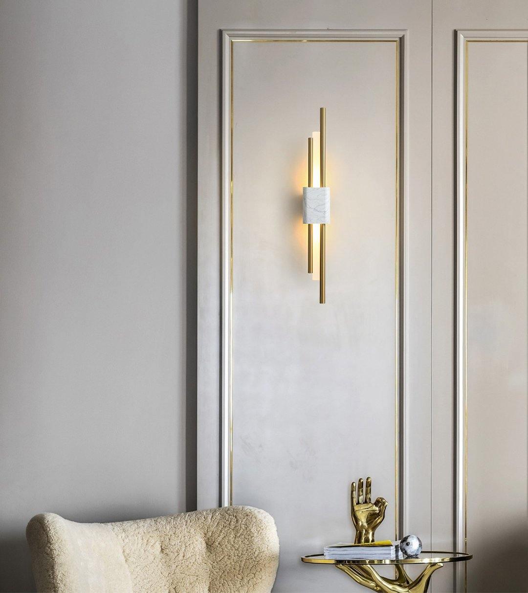 Mirenol Premium skandinavisch Art Marmor Wandleuchte