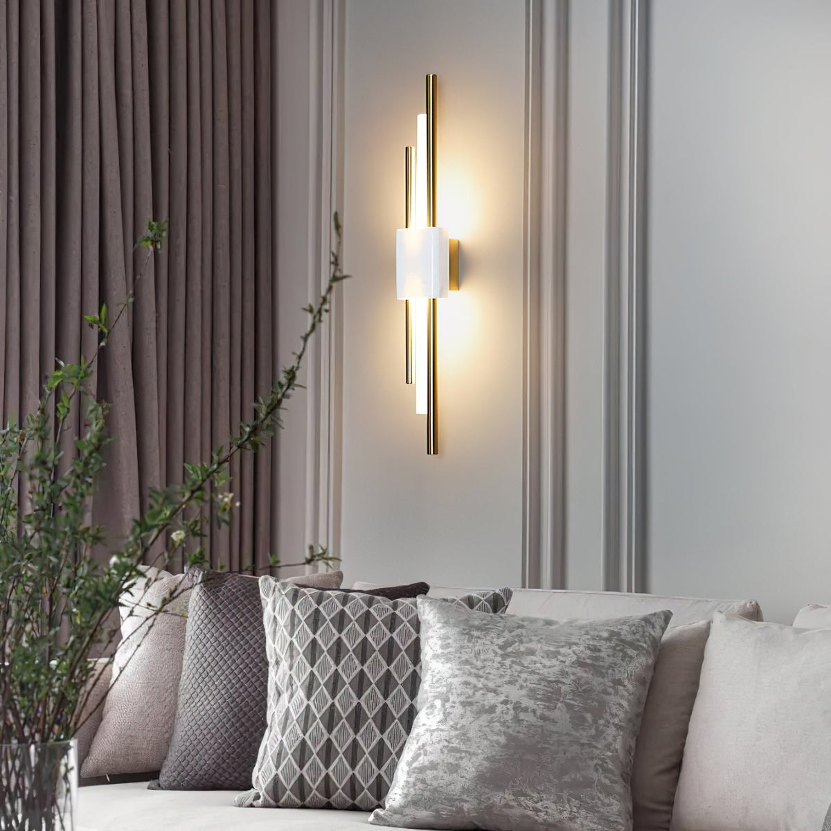 Mirenol Premium skandinavisch Art Marmor Wandleuchte