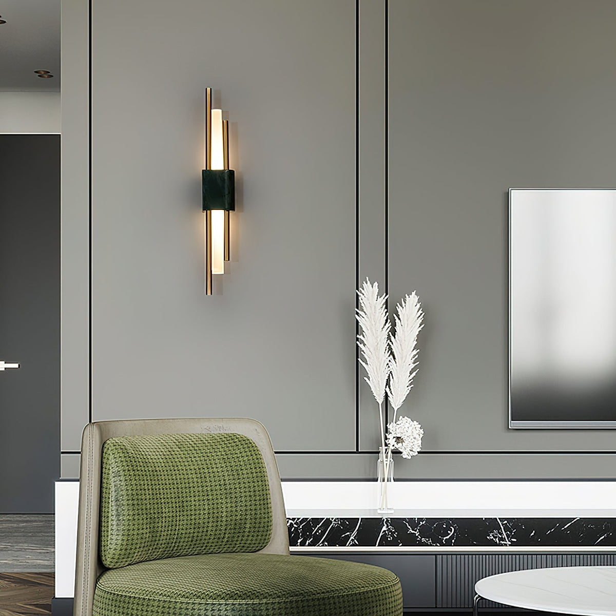 Mirenol Premium skandinavisch Art Marmor Wandleuchte