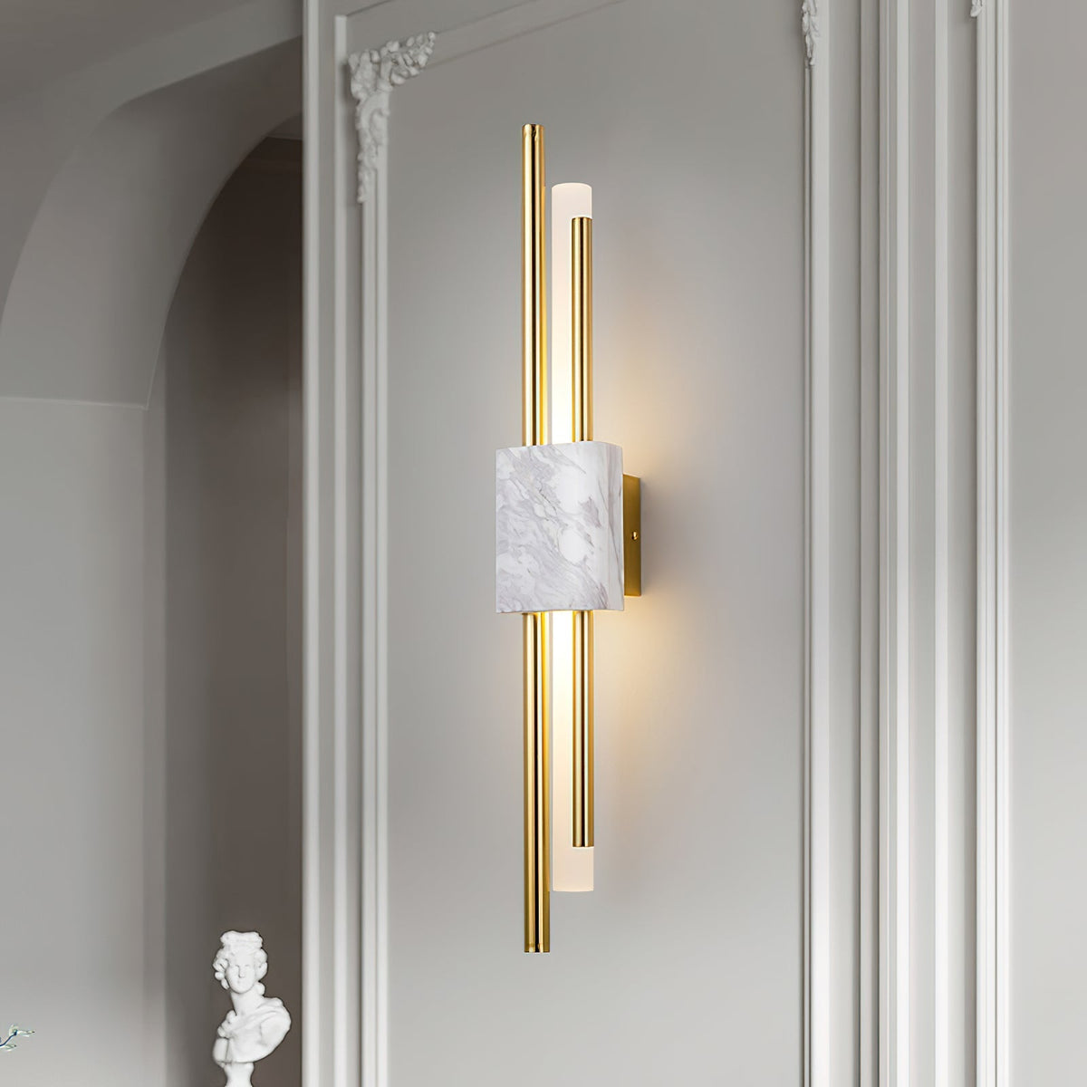 Mirenol Premium skandinavisch Art Marmor Wandleuchte