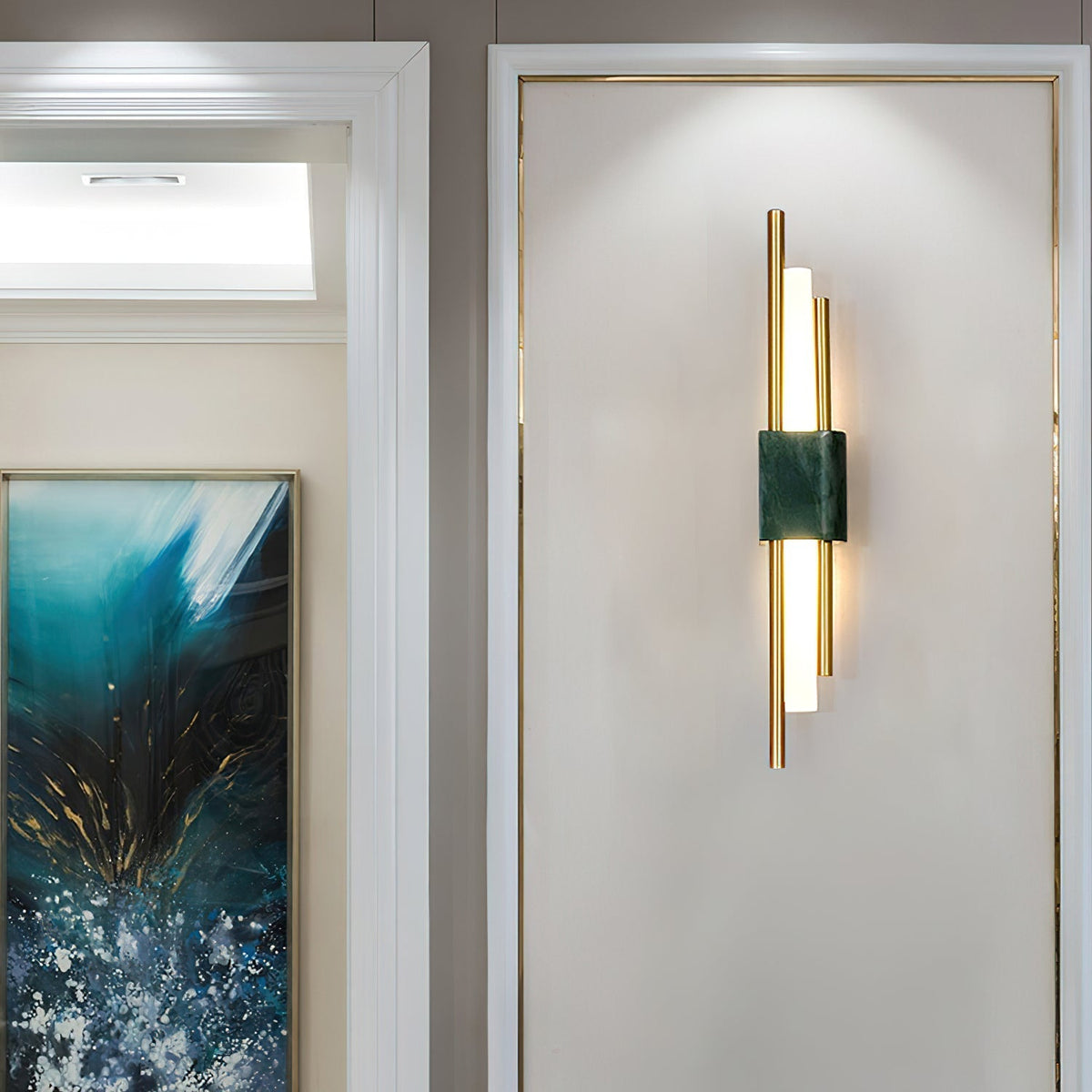 Mirenol Premium skandinavisch Art Marmor Wandleuchte