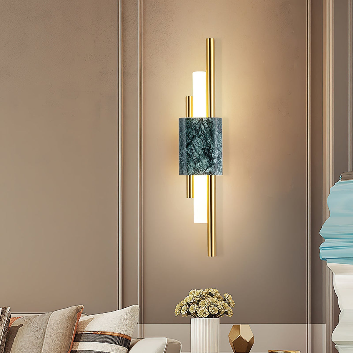 Mirenol Premium skandinavisch Art Marmor Wandleuchte
