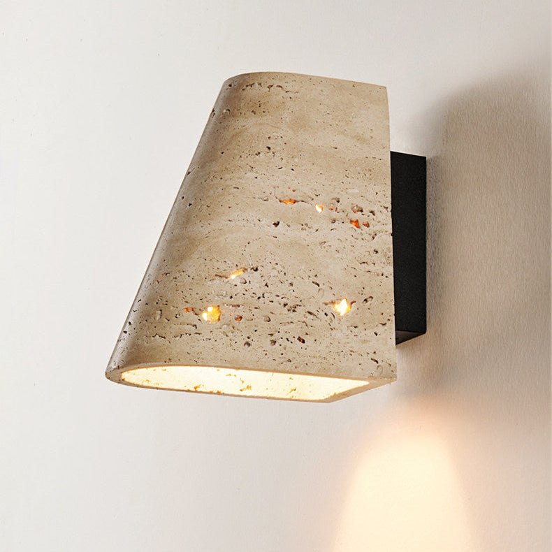 Tavren Travertine Wandleuchte